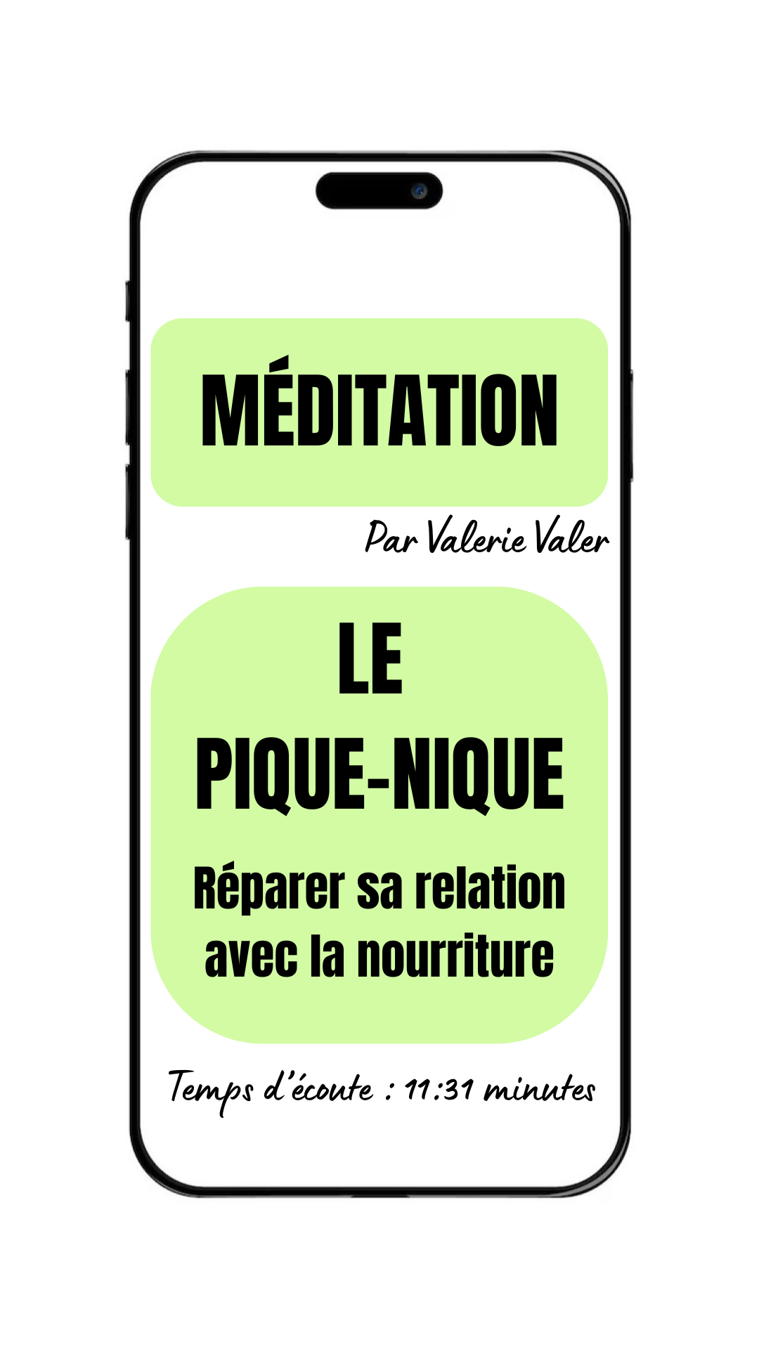 "Le Pique-Nique" - Réparer sa relation avec la nourriture